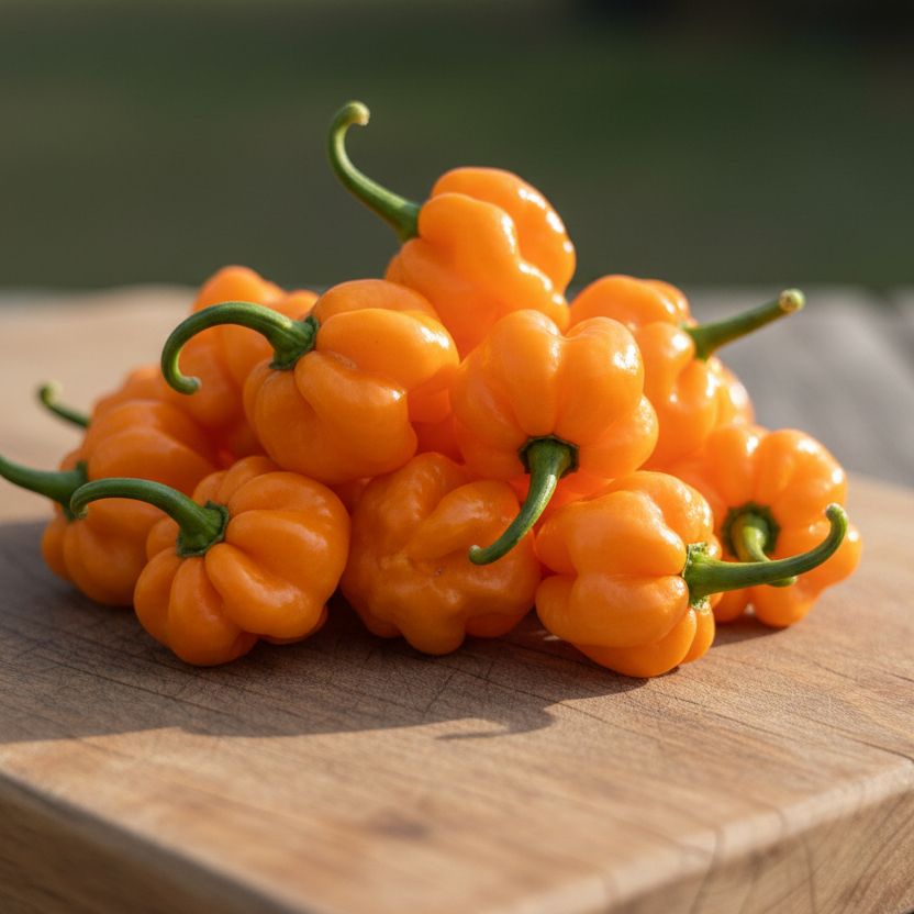 SCOTCH BONNET ORANGE PEPPER SEEDS