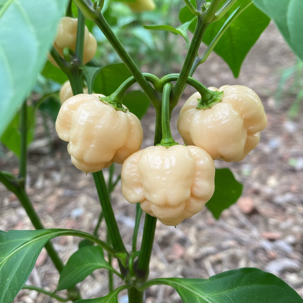 WHITE MORUGA SCORPION PEPPER SEEDS