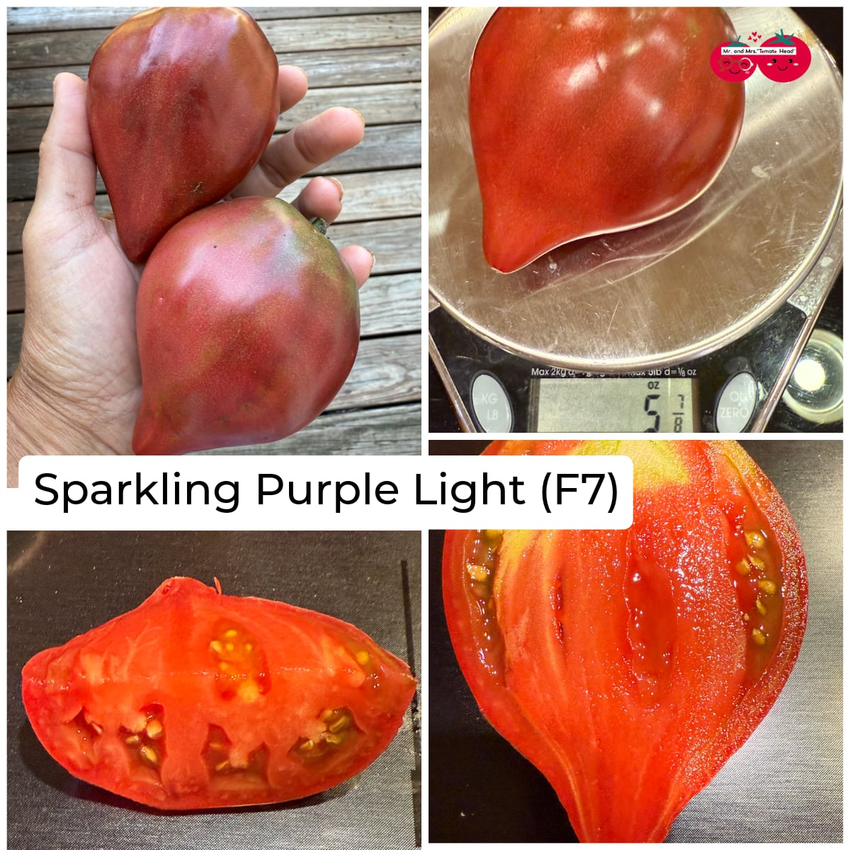 SPARKLING PURPLE LIGHT (F7) TOMATO SEEDS
