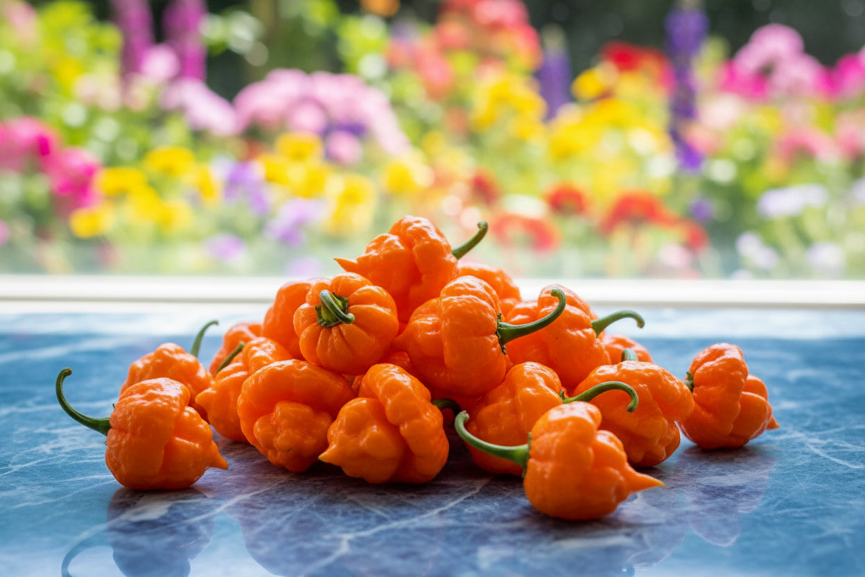 SCOTCH BONNET ORANGE PEPPER SEEDS