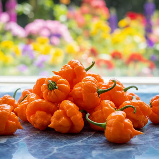 SCOTCH BONNET ORANGE PEPPER SEEDS