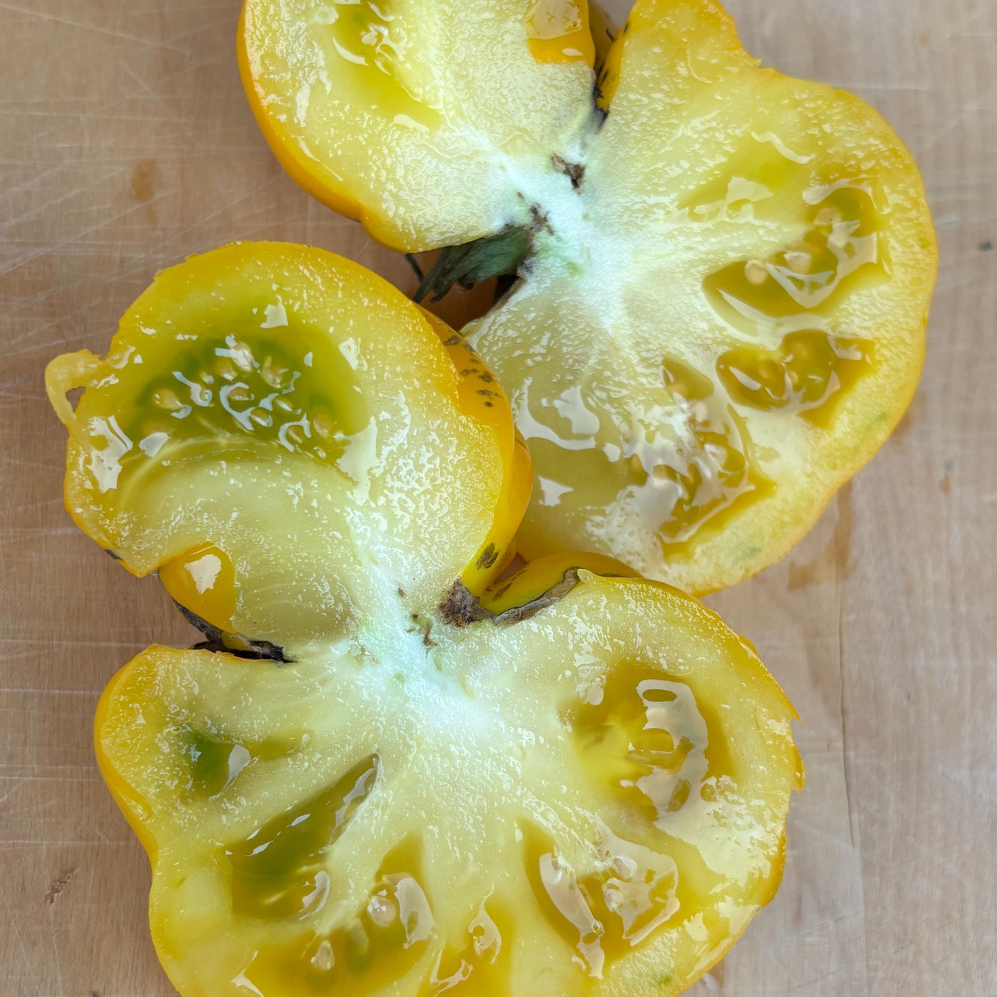 AMERICAN RIBBED YELLOW TOMATO SEEDS