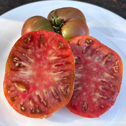 FRED’S TIE DYE DWARF TOMATO