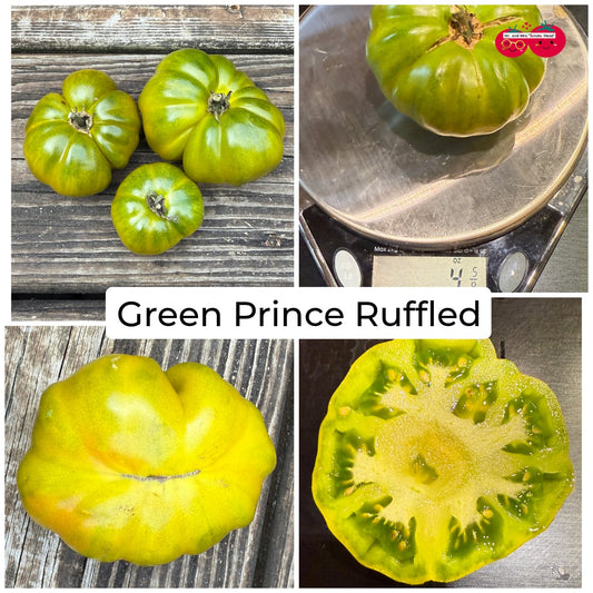 GREEN PRINCE RUFFLED TOMATO SEEDS