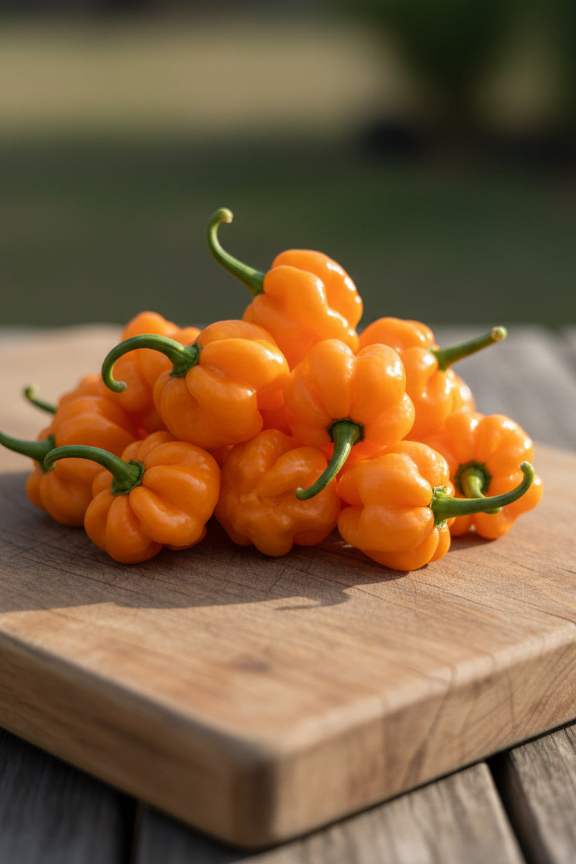 SCOTCH BONNET ORANGE PEPPER SEEDS