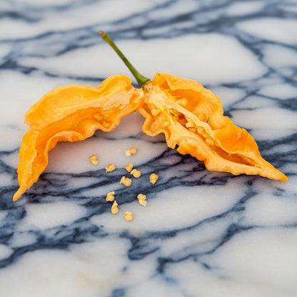 PEACH GHOST SCORPION PEPPER