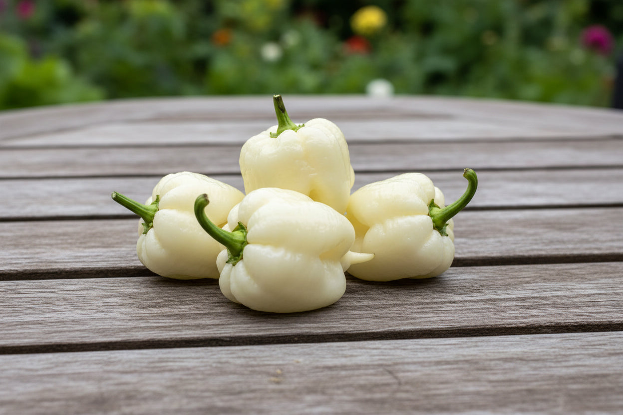 WHITE MORUGA SCORPION PEPPER SEEDS