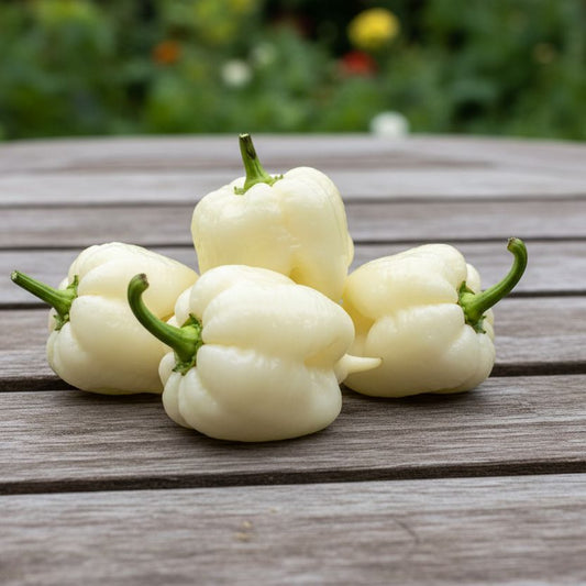 WHITE MORUGA SCORPION PEPPER SEEDS